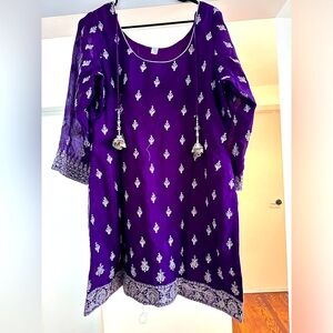 Traditional Salwar Kameez worm only once.